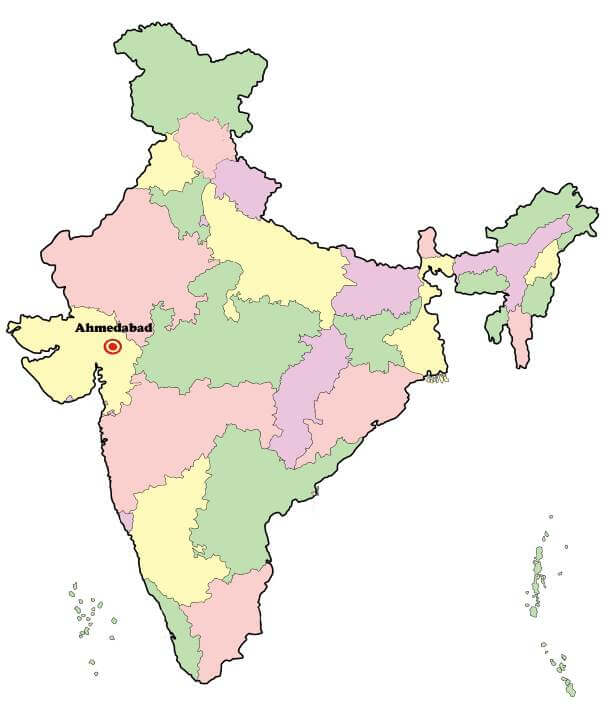 Eastern Cargo Ahmedabad Map